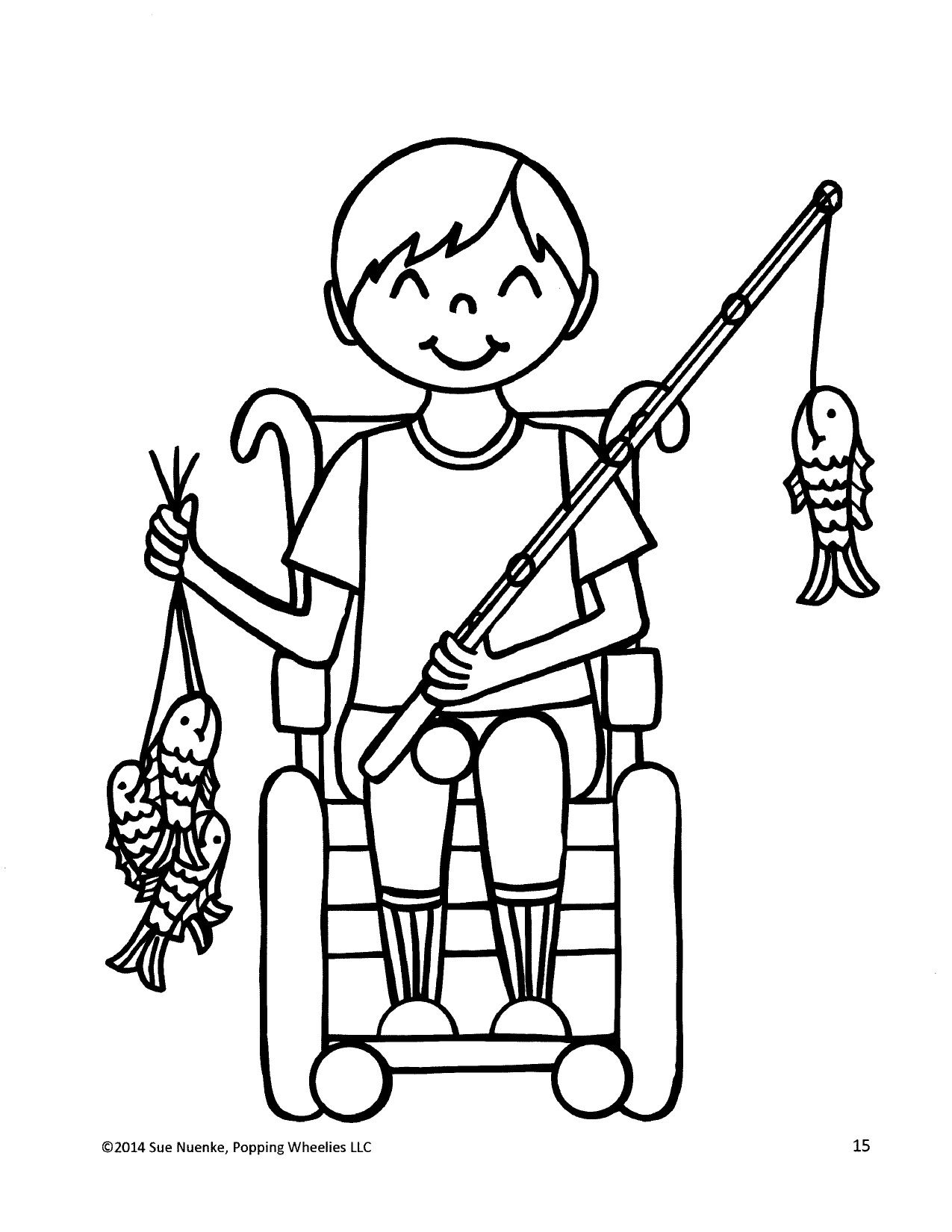 Disability Coloring Pages Coloring Pages