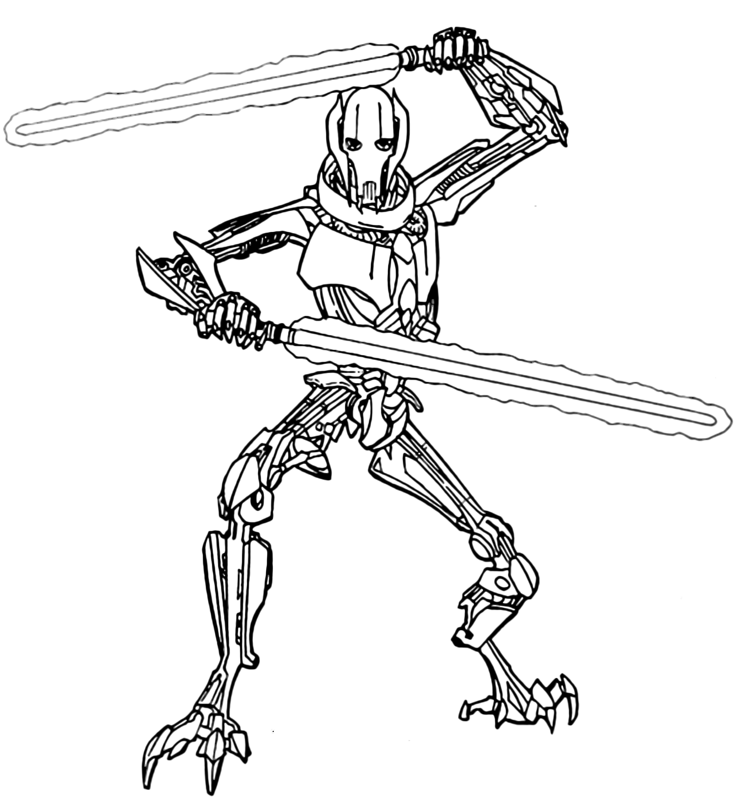 General Grievous Coloring Pages