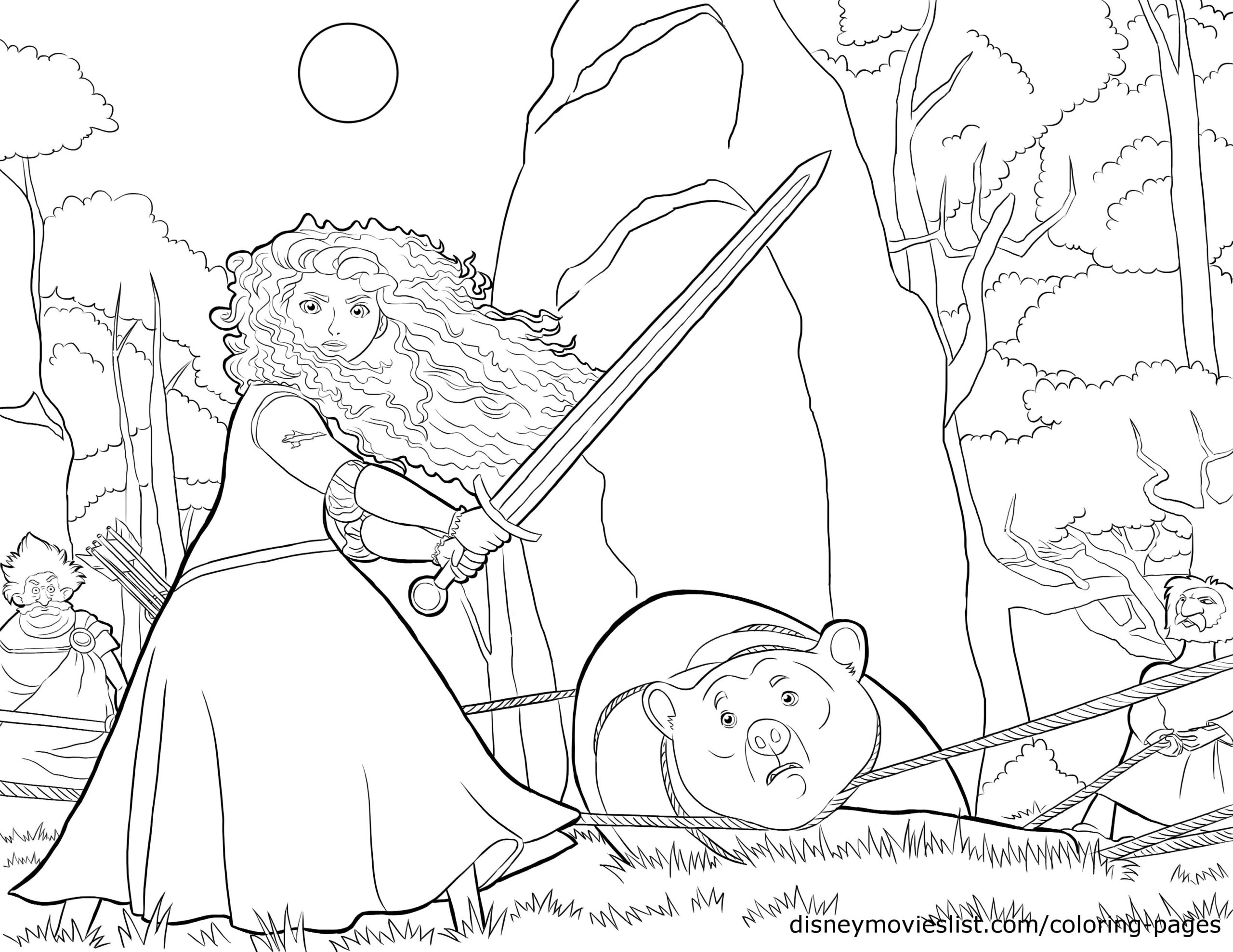 Disney Brave Coloring Pages At GetColorings Free Printable Colorings Pages To Print And Color
