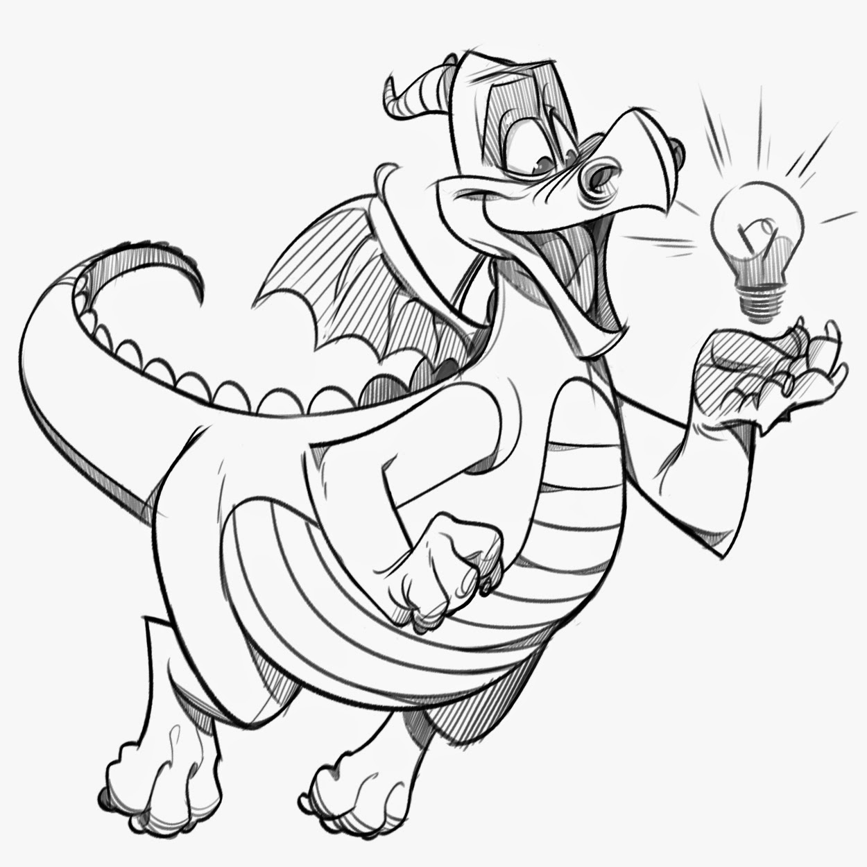 Disney Figment Coloring Pages Sketch Coloring Page