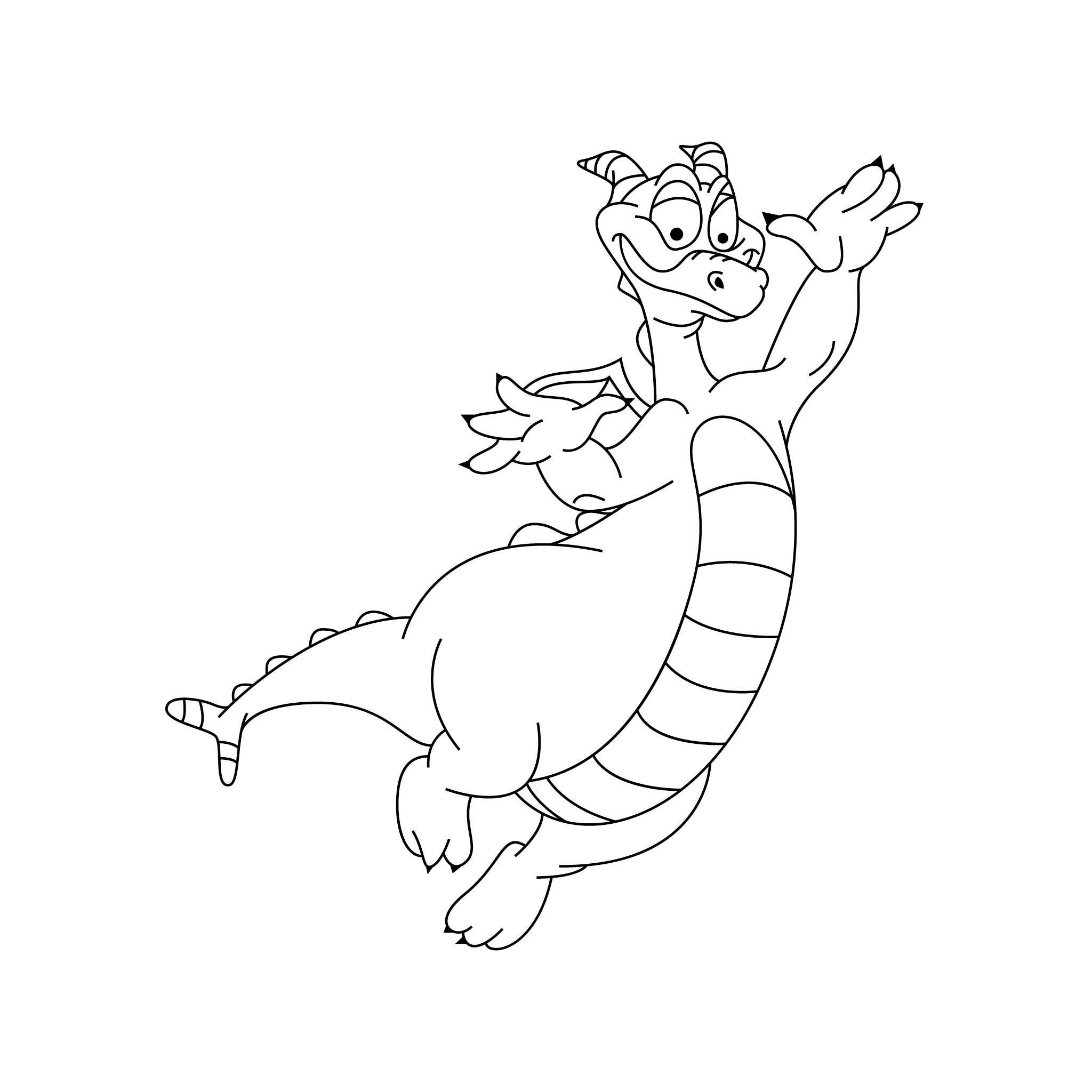 Disney Figment Coloring Pages Sketch Coloring Page