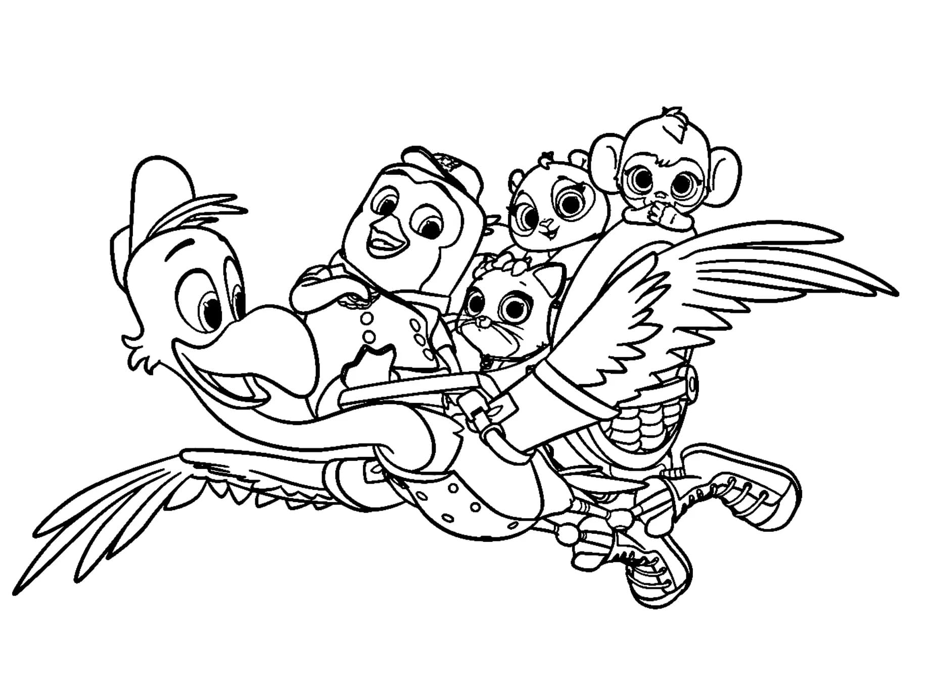 Disney Junior Coloring Pages