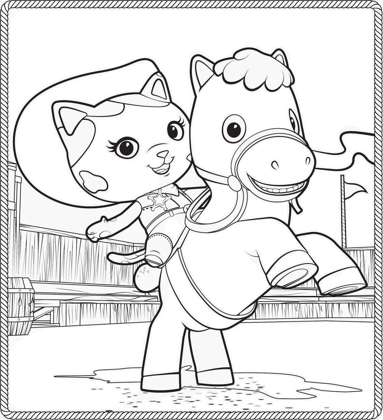 Disney Junior Coloring Pages For Kids