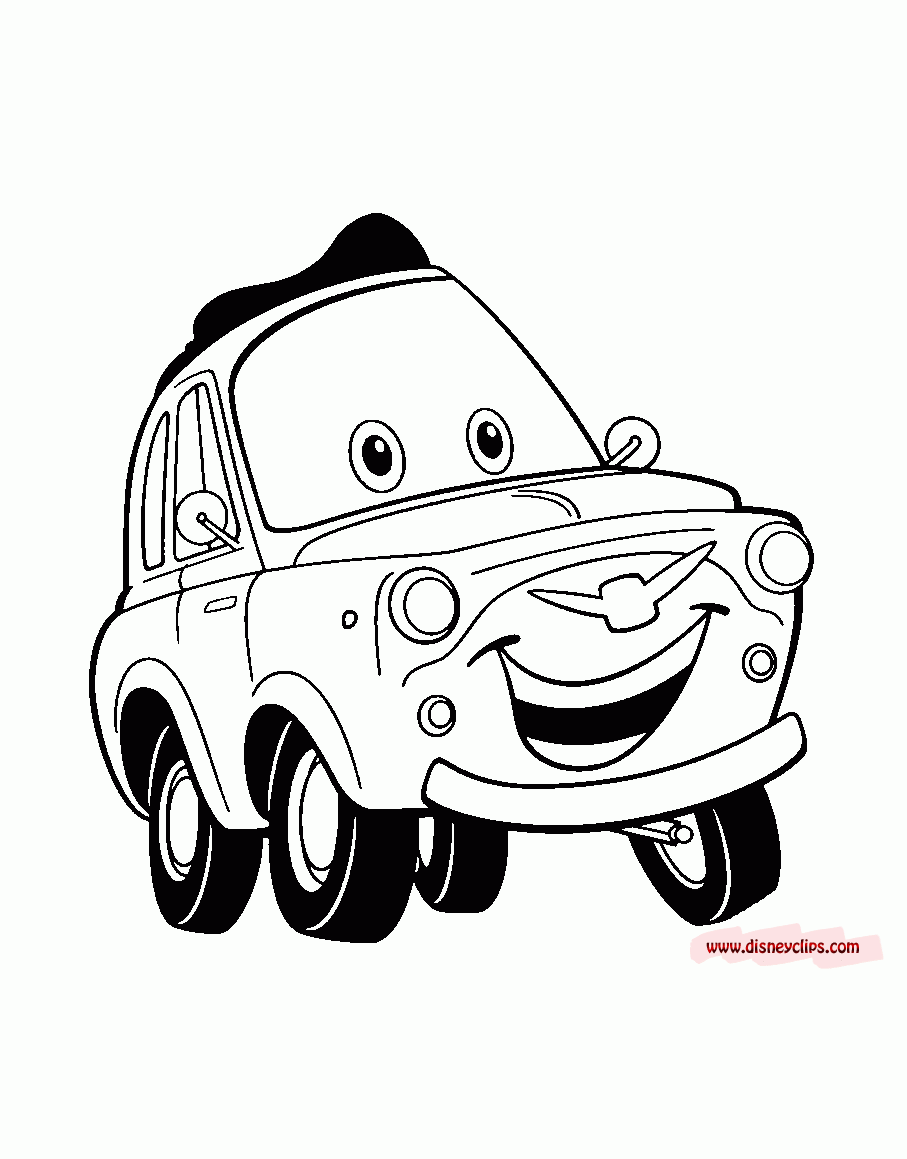 Disney Pixar S Cars Coloring Pages Disneyclips