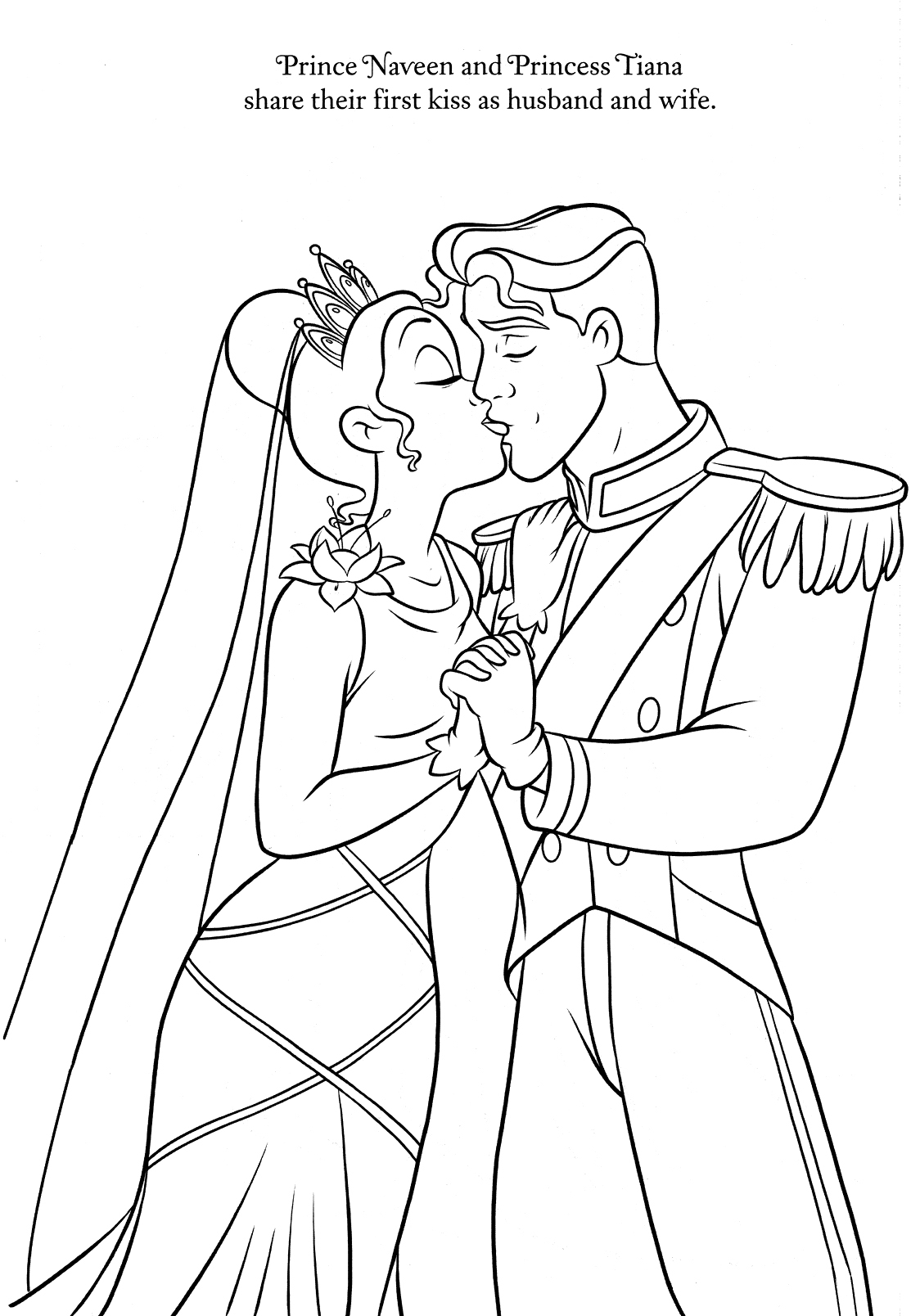 Disney Wedding Coloring Pages