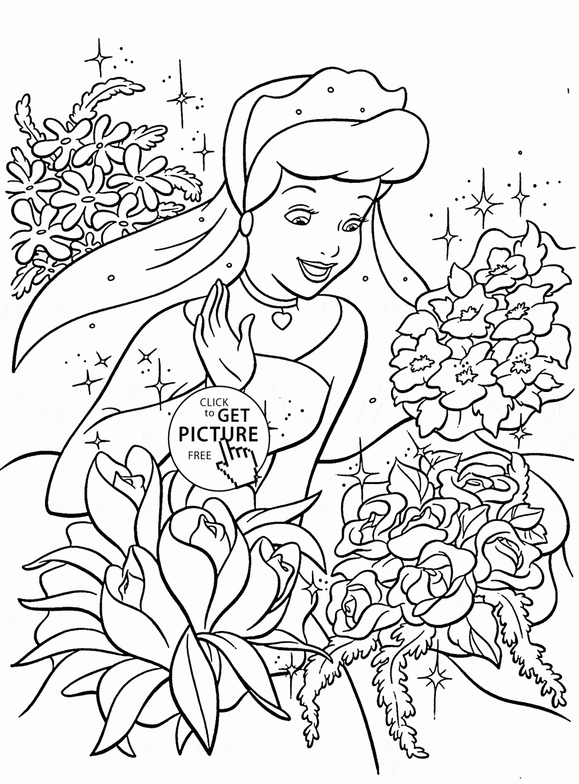 Disney Princesses Coloring Pages Learny Kids
