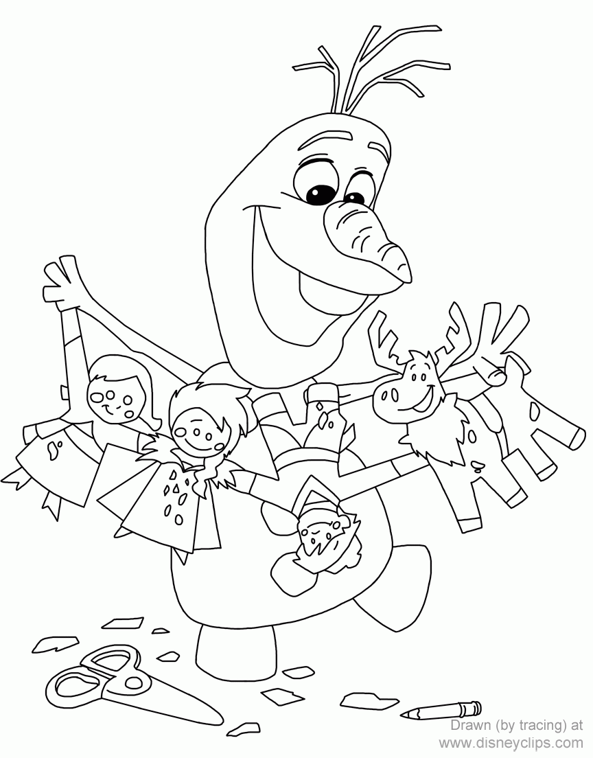 Disney S Frozen Coloring Pages 3 Disneyclips
