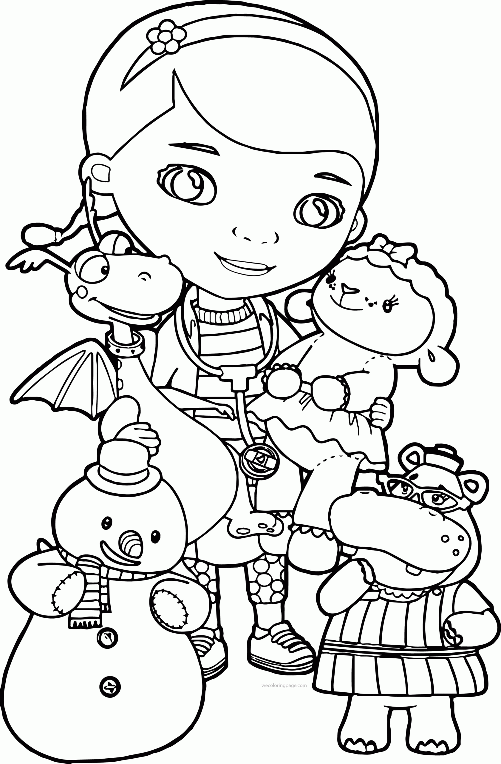 Free Doc Mcstuffins Coloring Pages