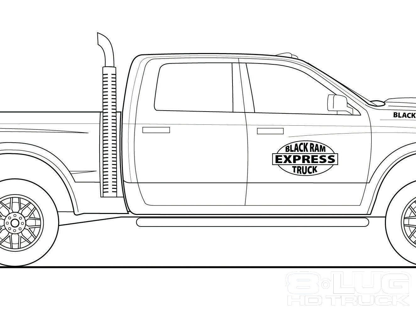 Dodge Truck Coloring Pages