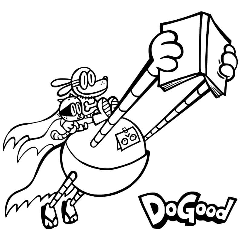 Dog Man Coloring Page Free Printable Coloring Pages For Kids