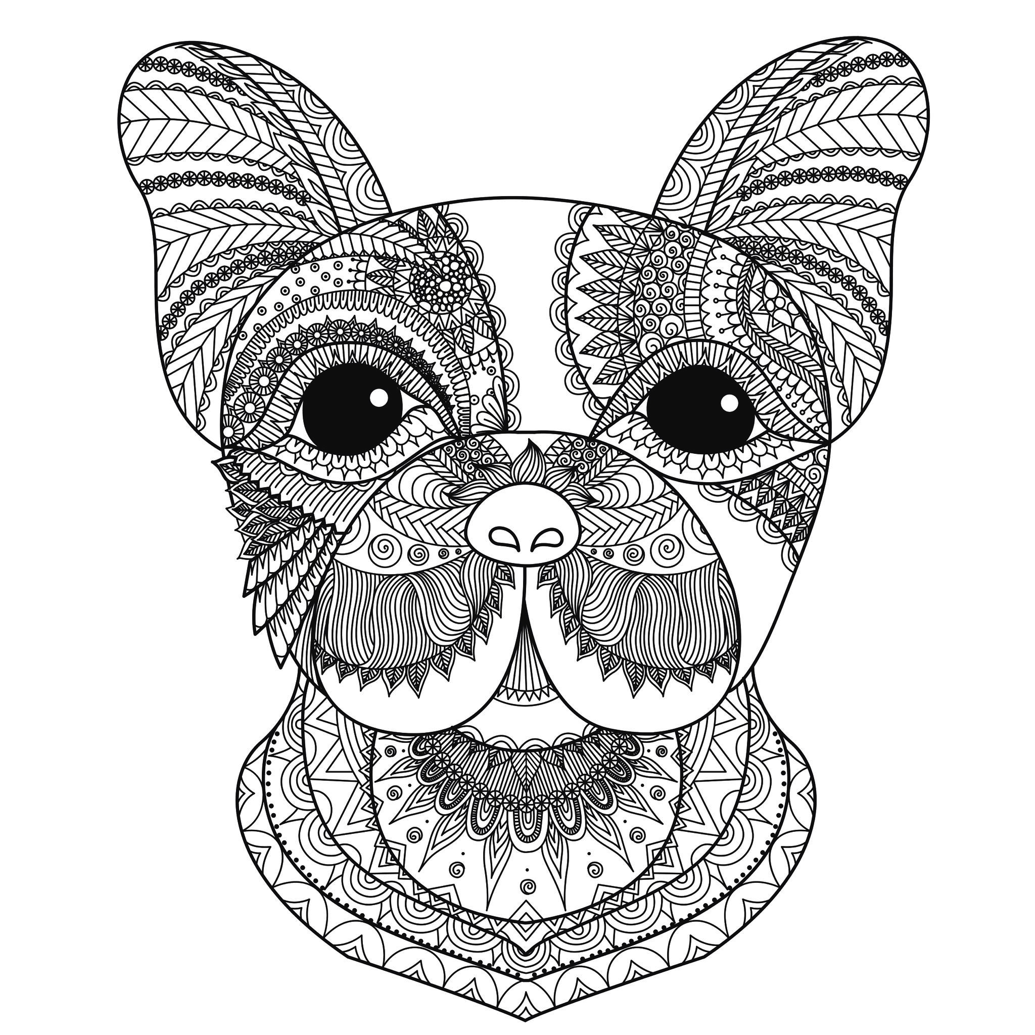 Dog Mandala Coloring Pages At GetColorings Free Printable Colorings Pages To Print And Color