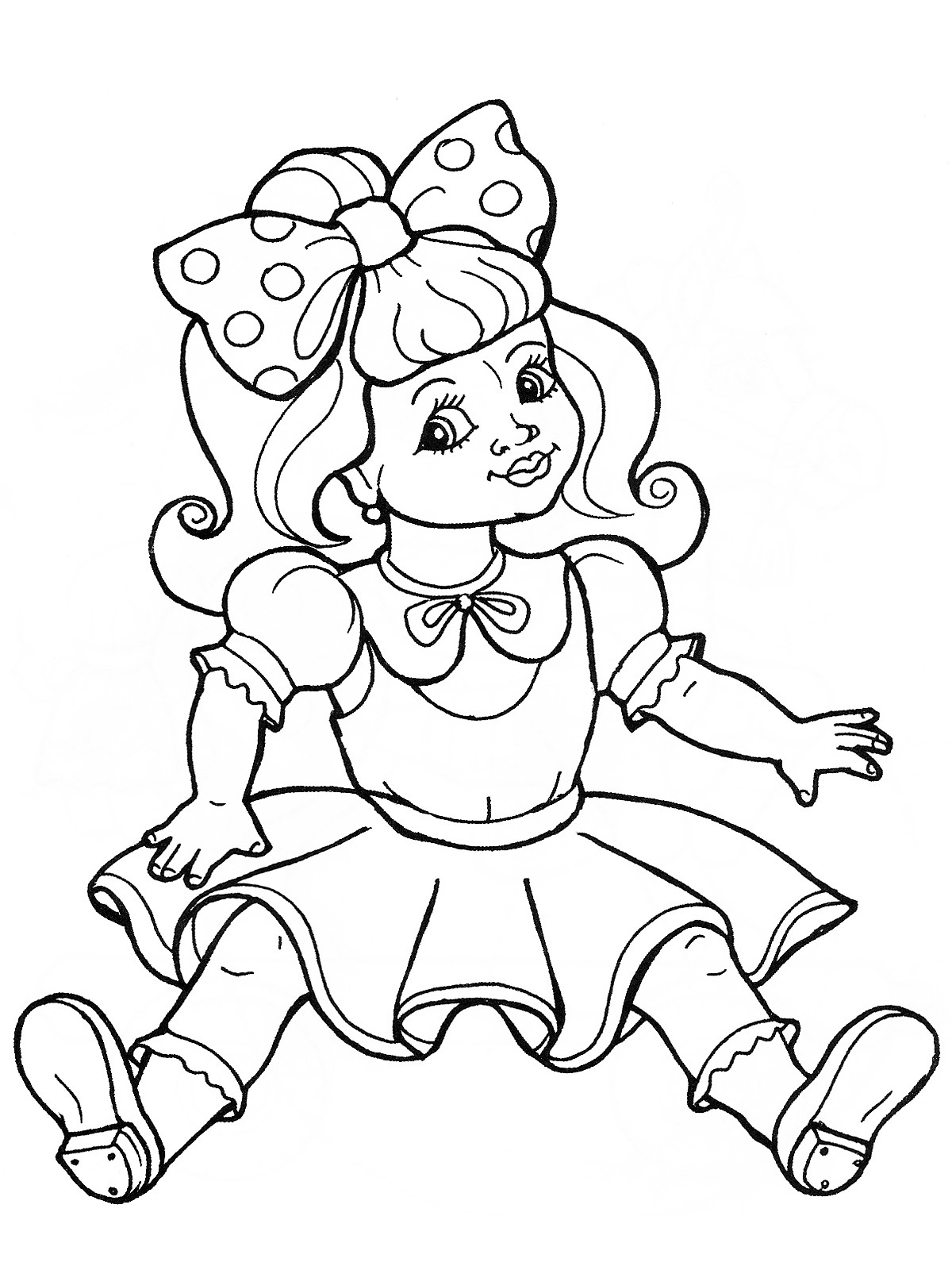 Doll Coloring Pages To Download And Print For Free