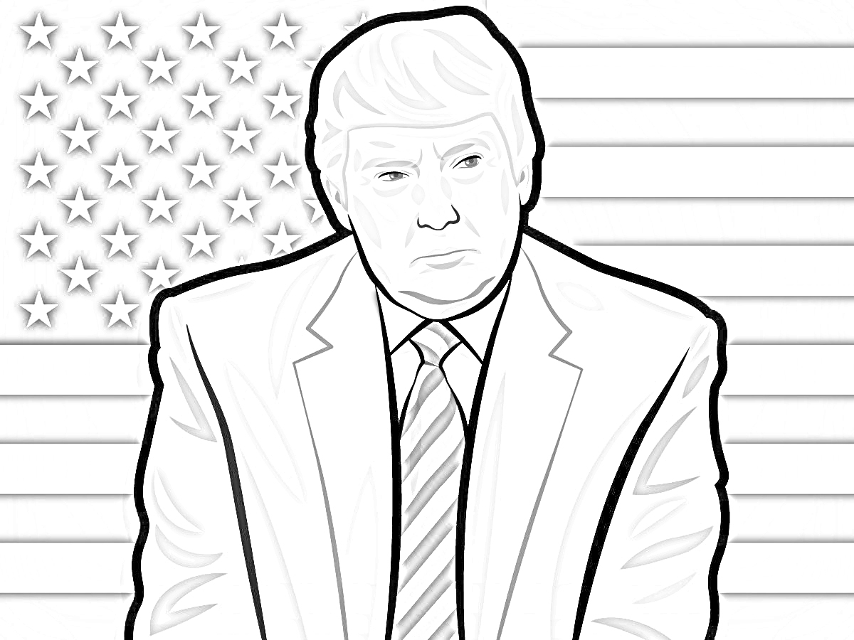Donald Trump Coloring Pages Best Coloring Pages For Kids
