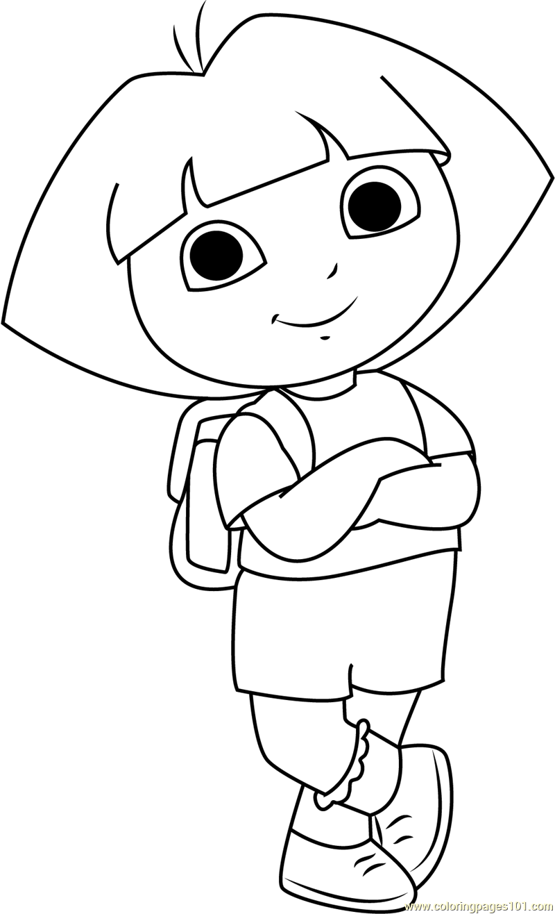 Dora Coloring Pages Free
