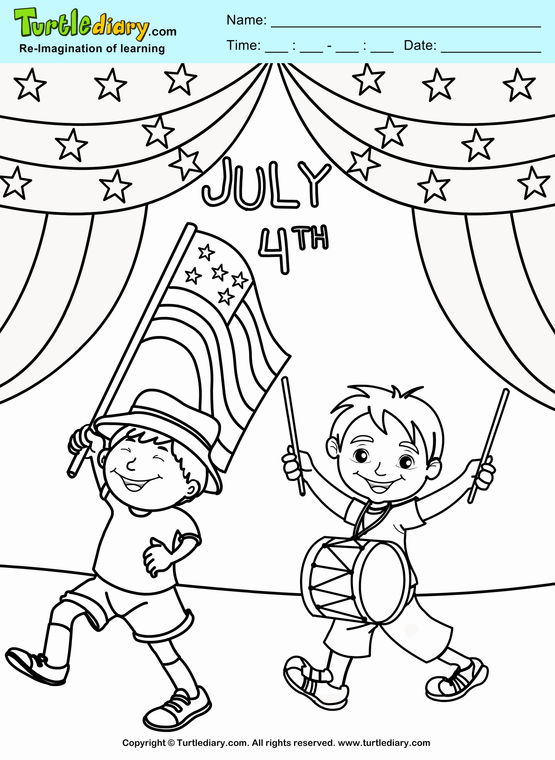 Download 173 July Fourth Kids Crafts Activities Coloring Pages PNG PDF File Download 173
