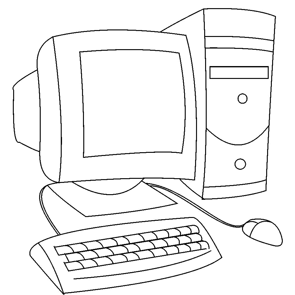 Computer Coloring Page