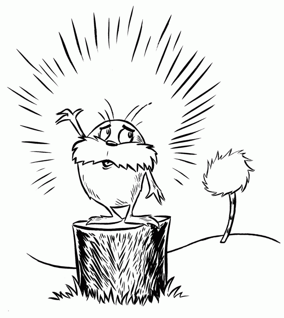 Dr Seuss Coloring Pages Sneetches Dr Seuss Coloring Pages Lorax Coloring Home