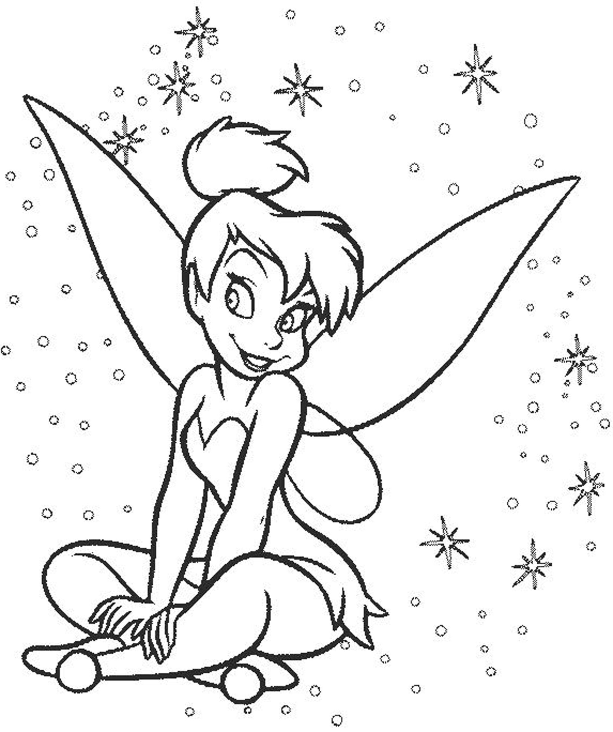Tinker Bell Coloring Pages