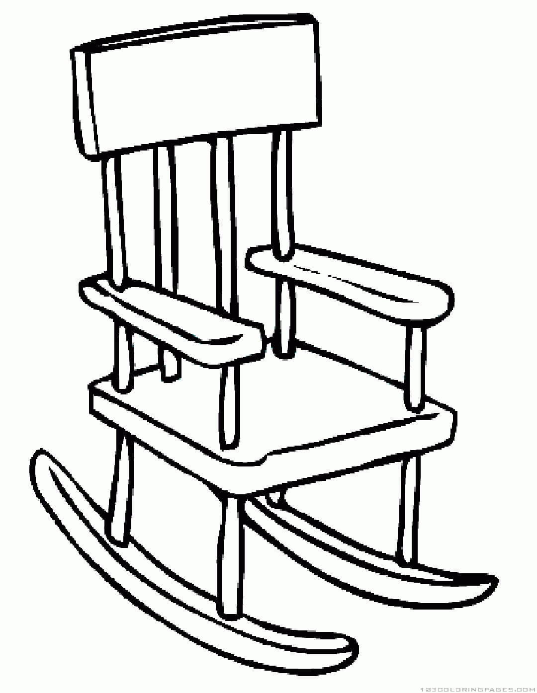 Drawing Rocking Chair Coloring Page Download Print Or Color Online For Free