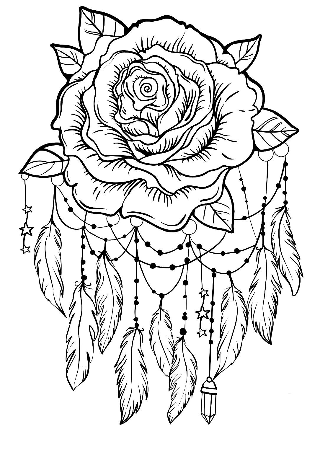 Dream Catcher Coloring Pages Printable Coloring Pages