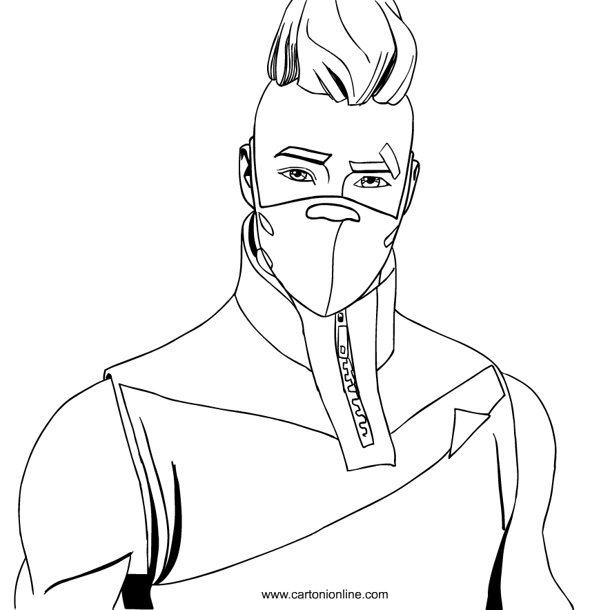 Drift From Fortnite Coloring Page Coloring Home