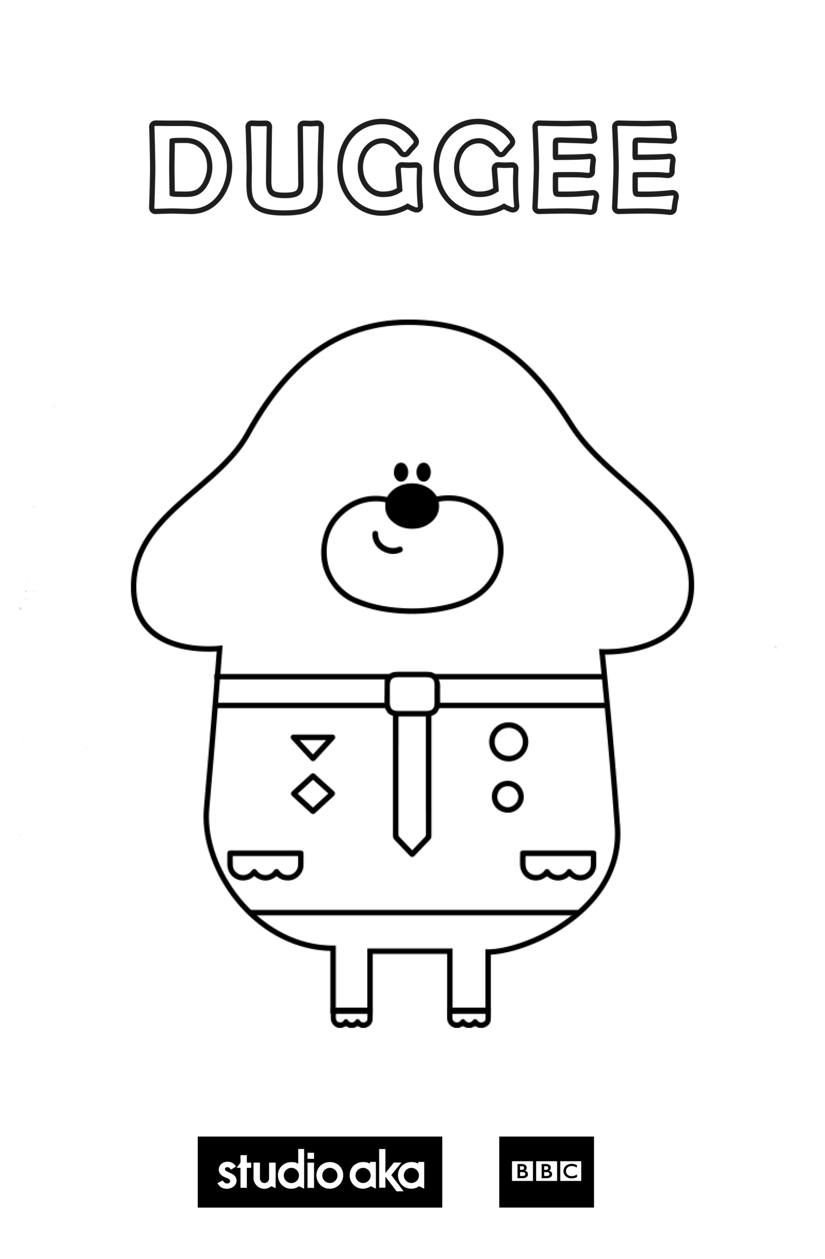 Duggee Colouring Sheet Hey Duggee Official Website