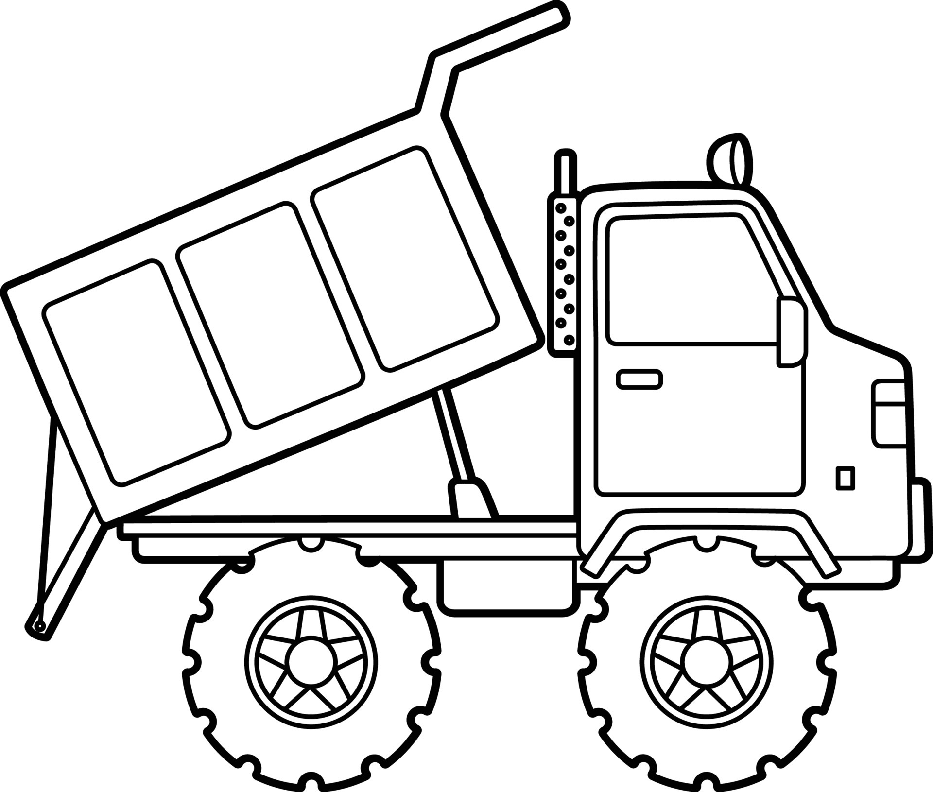 Dump Truck Coloring Page Transportation Truck Coloring Pages Images And Photos Finder