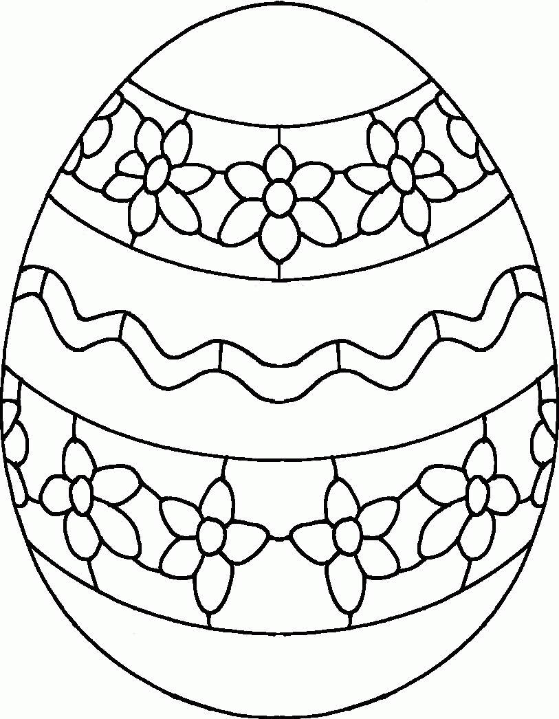 Easter Egg Designs Coloring Pages Coloring Home
