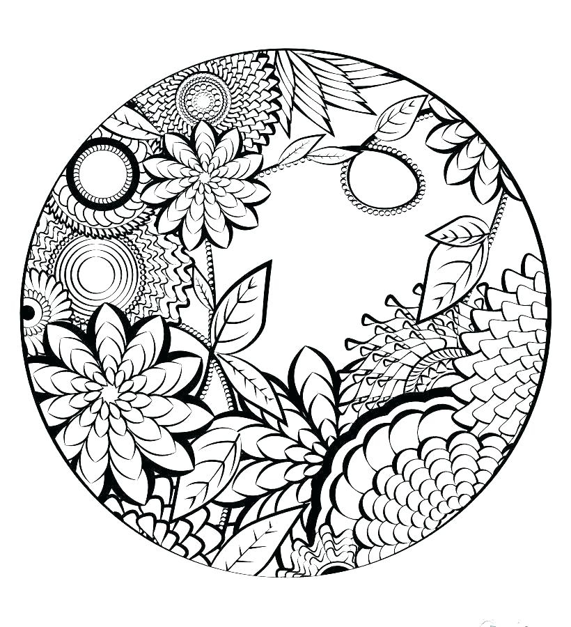 Simple Coloring Pages For Adults