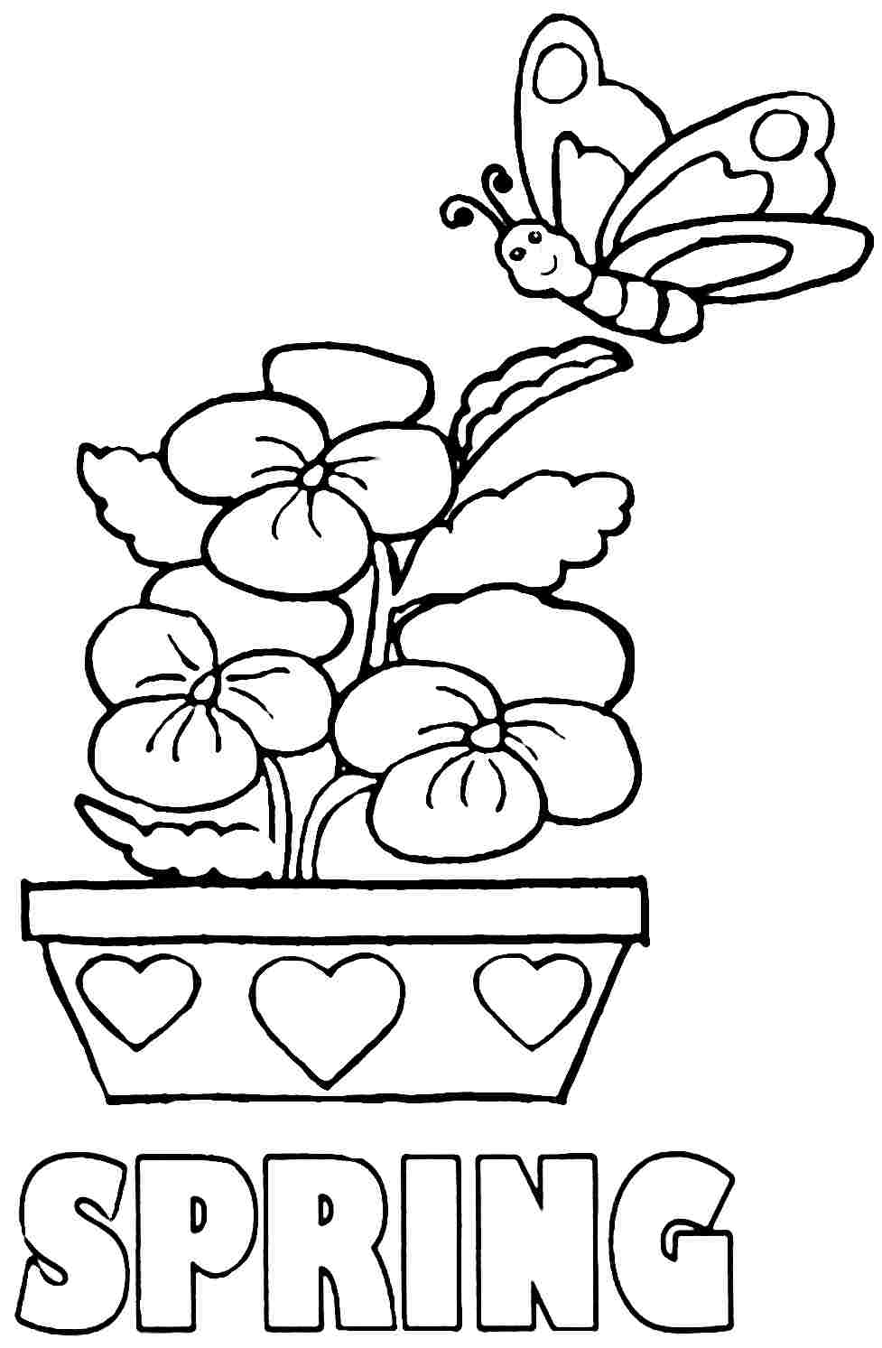 Easy Coloring Pages For Toddlers