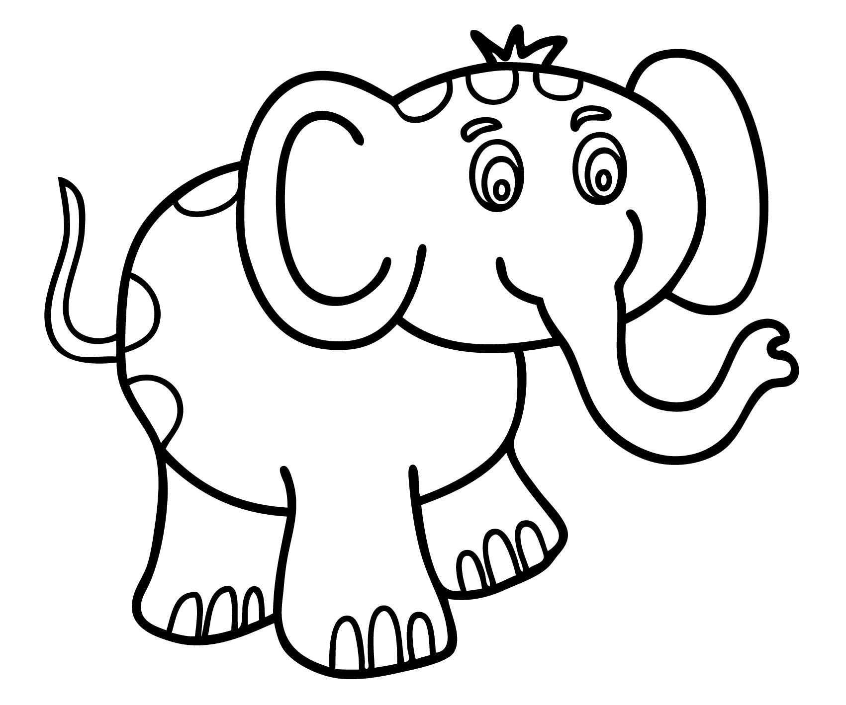 Easy Coloring Page