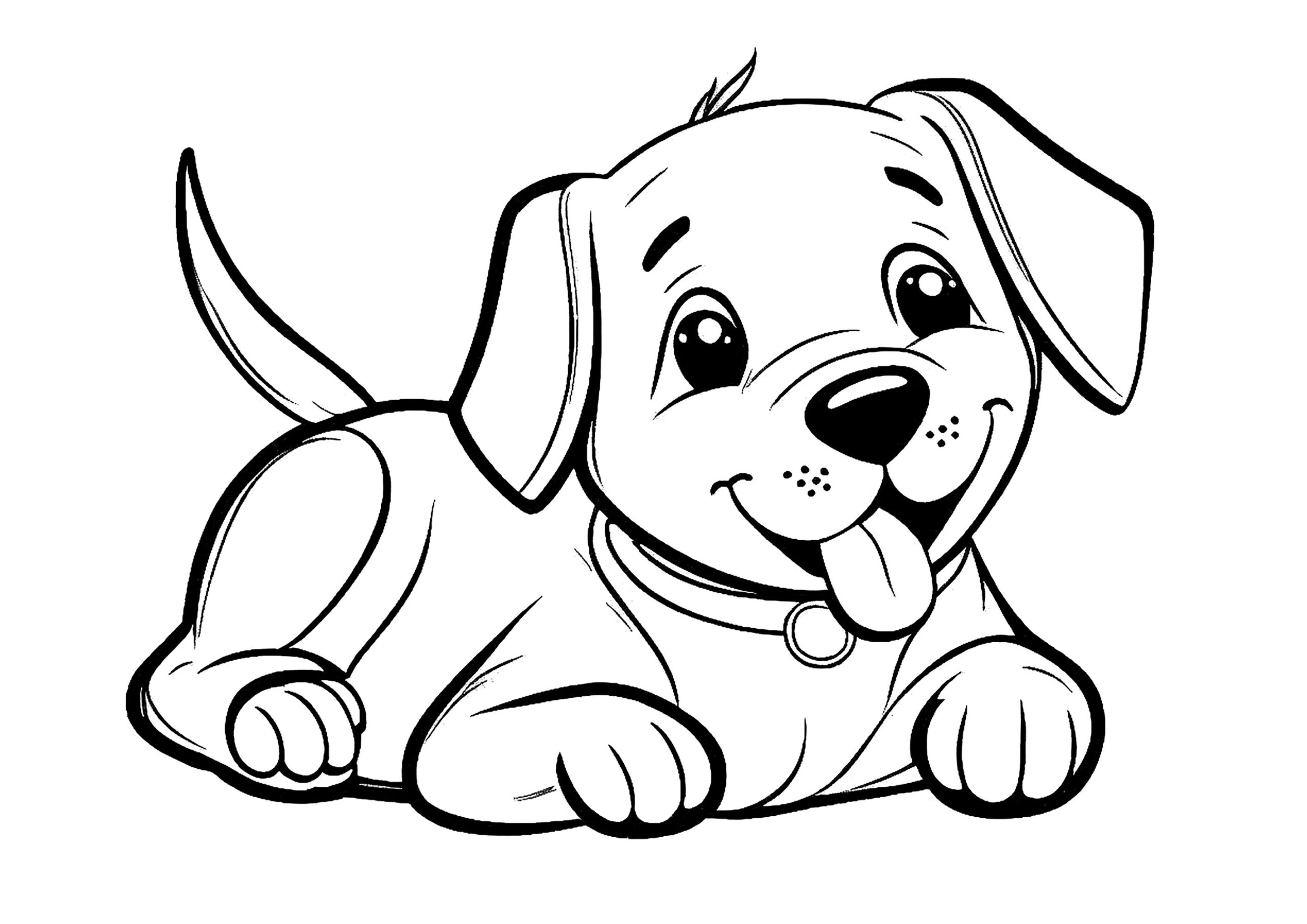Dog Color Pages
