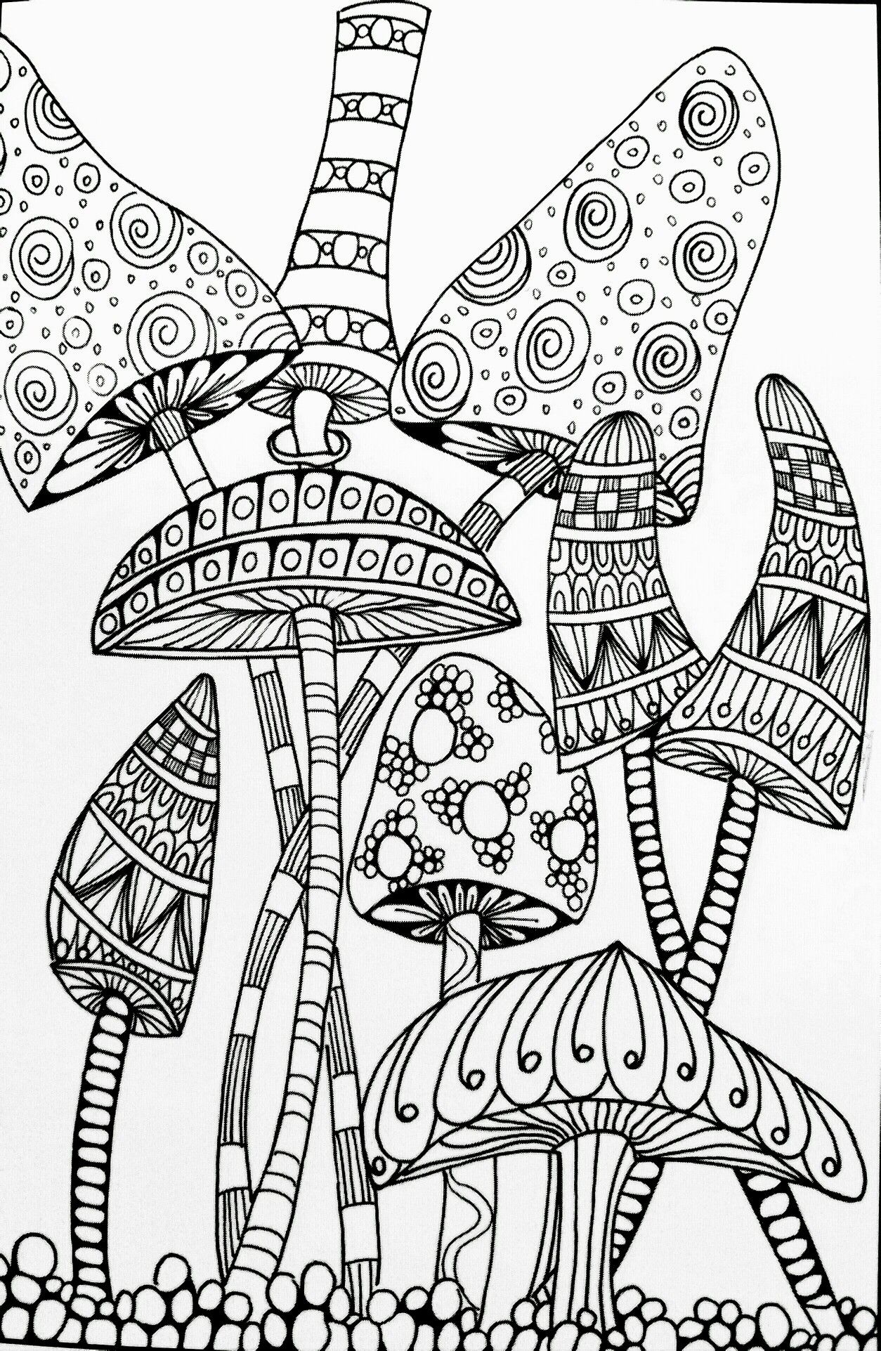Psychedelic Coloring Pages For Adults