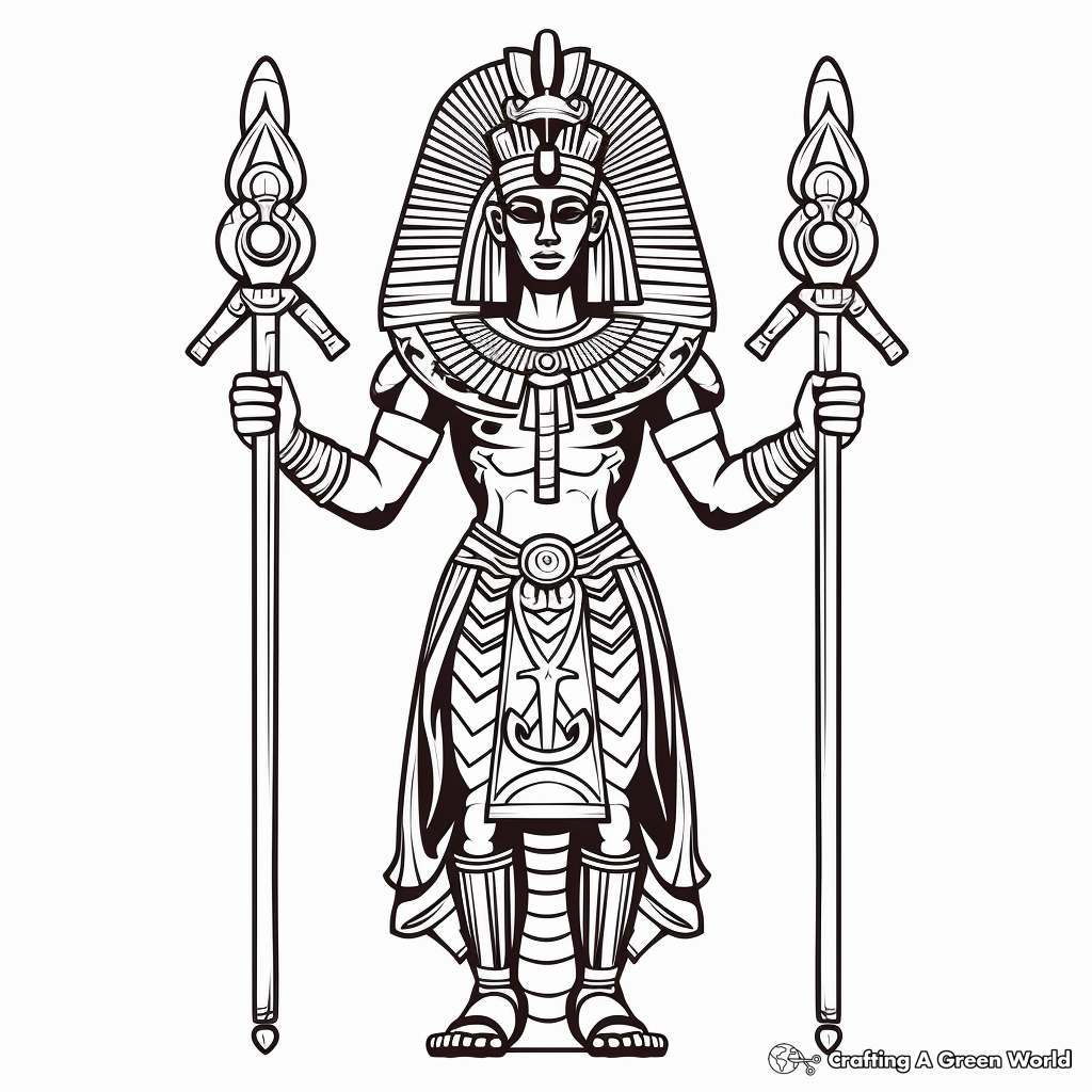 Egyptian Coloring Pages Free Printable