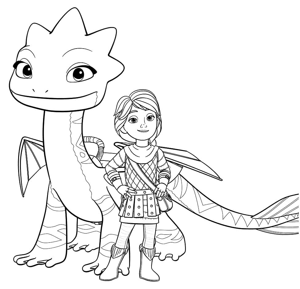 Elbone From Dragons Rescue Riders F Rbung Seite Kostenlose Druckbare Malvorlagen F R Kinder