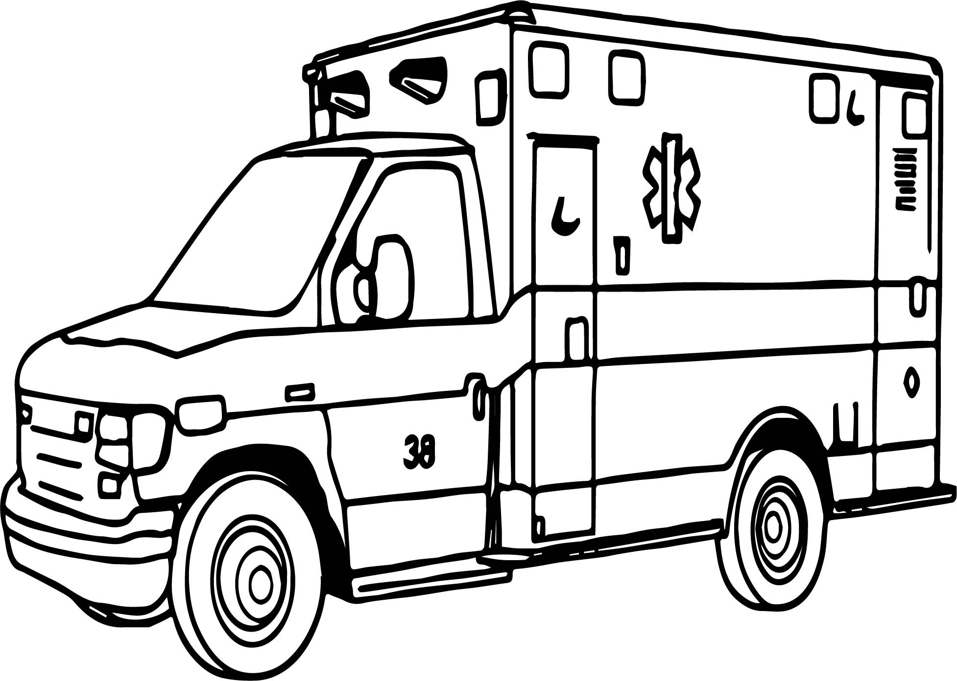 Emergency Vehicle Coloring Pages At GetDrawings Free Download