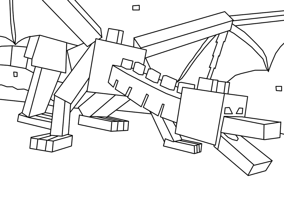 Ender Dragon Coloring Pages Print For Free WONDER DAY Coloring Pages For Children And Adults