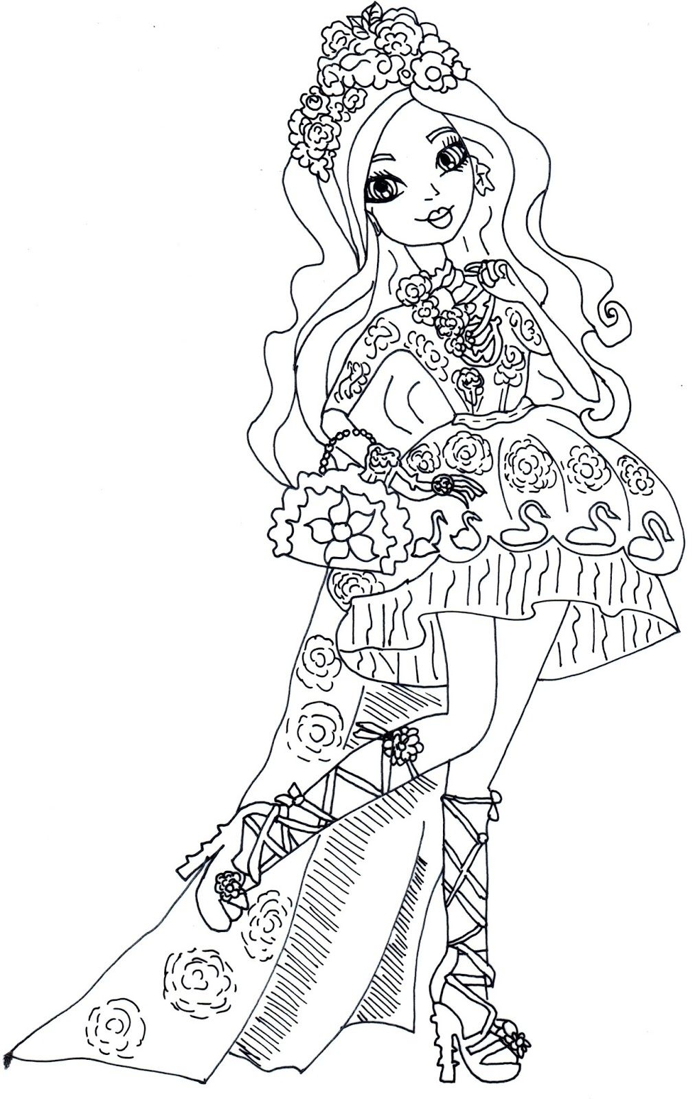 Ever After High Madeline Hatter Coloring Pages At GetColorings Free Printable Colorings