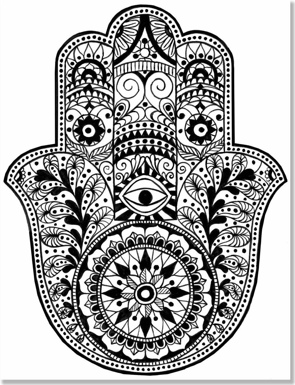 Evil Eye Coloring Pages