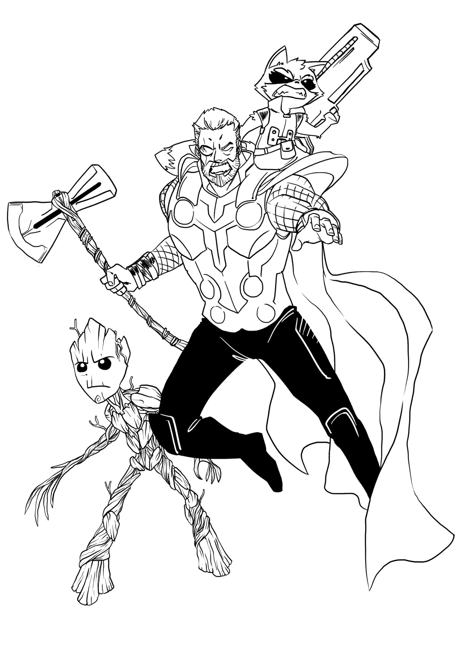 Excellent Infinity War Coloring Pages Pdf Coloringfolder