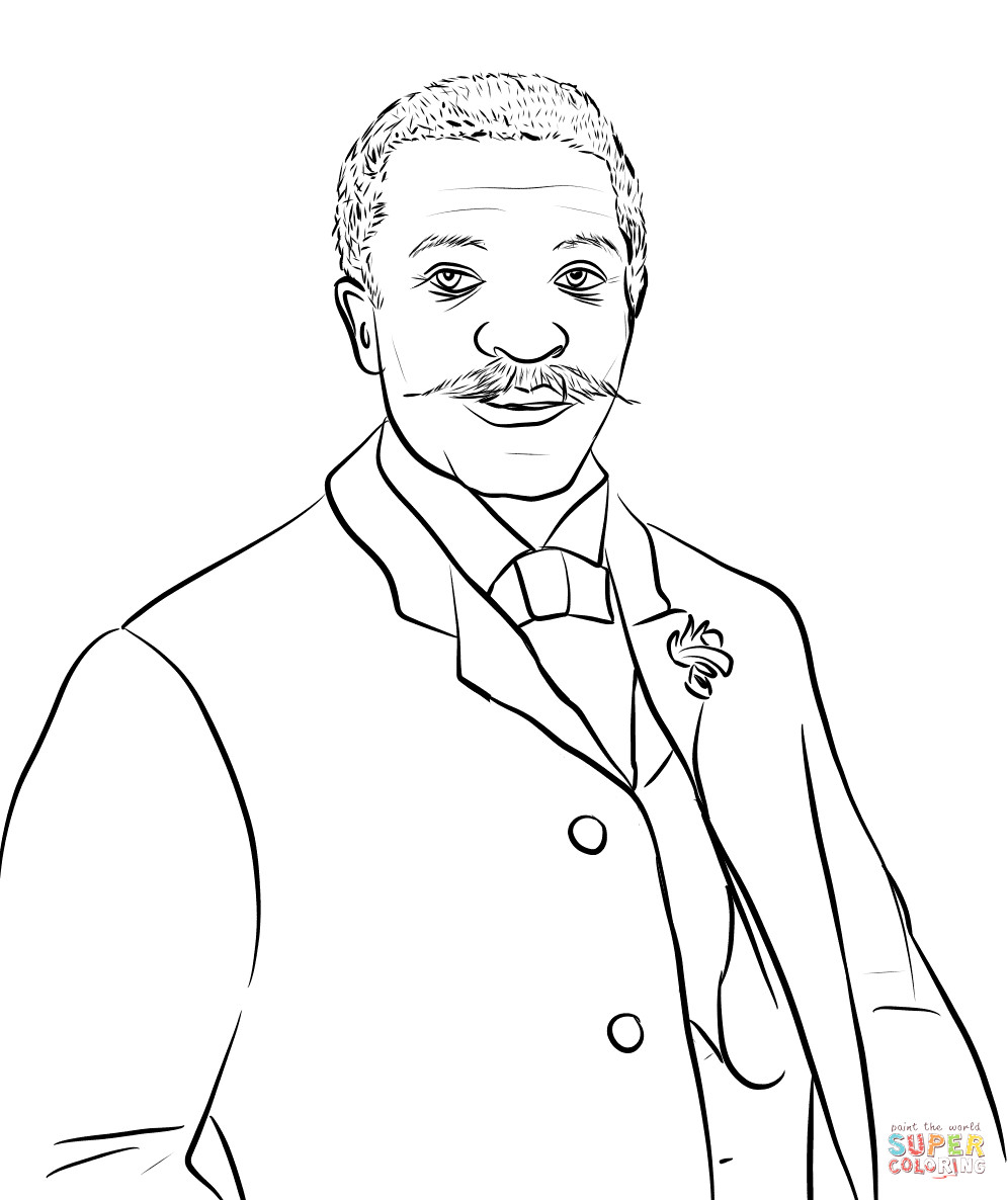 Excellent Picture Of George Washington Carver Coloring Page Vicoms Info