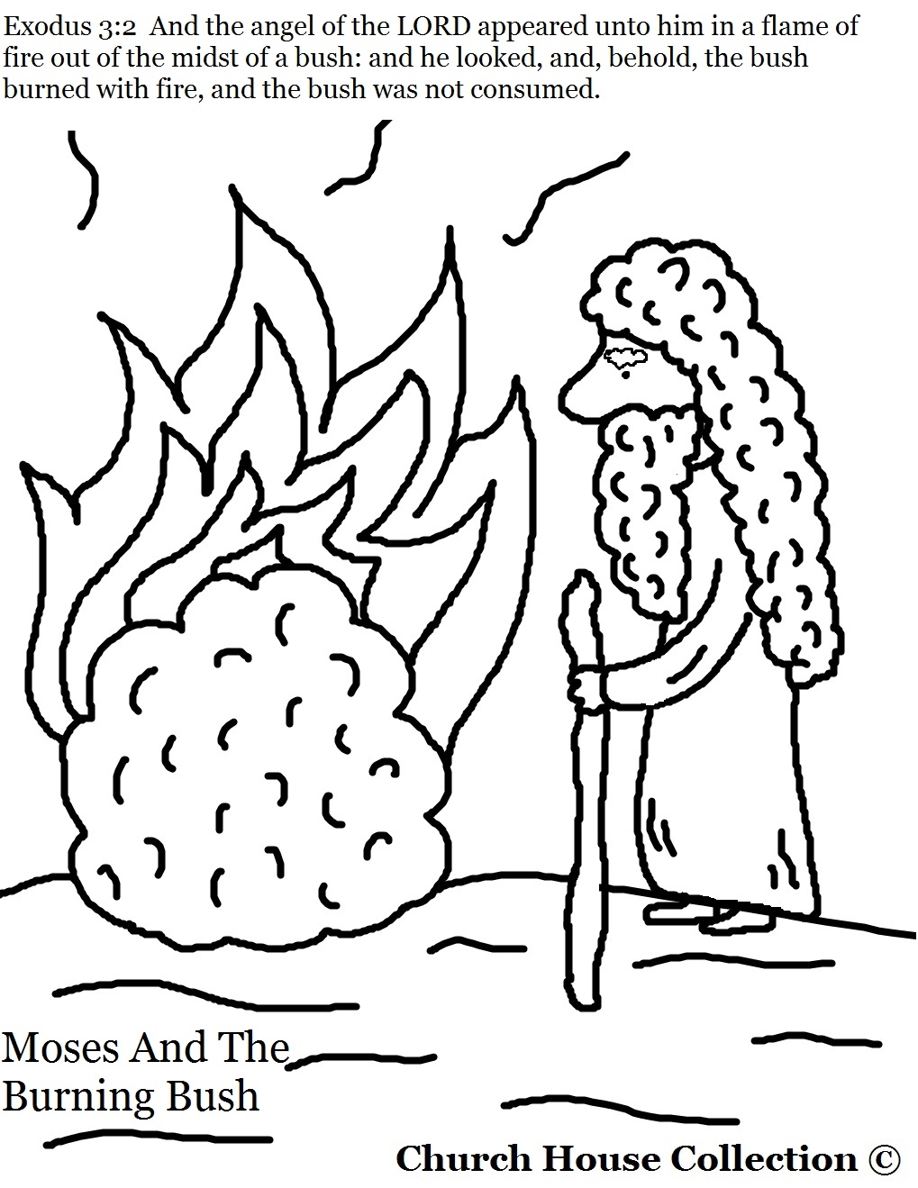 Exodus Coloring Bible Pages Books Kids Printable Testament Worksheets Old Print Sketch Coloring Page