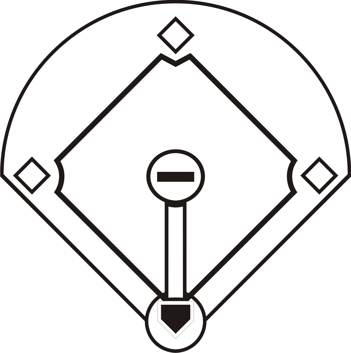 Extraordinary Diamond Coloring Sheet Baseball Diamond Baseball Field Baseball Stadium
