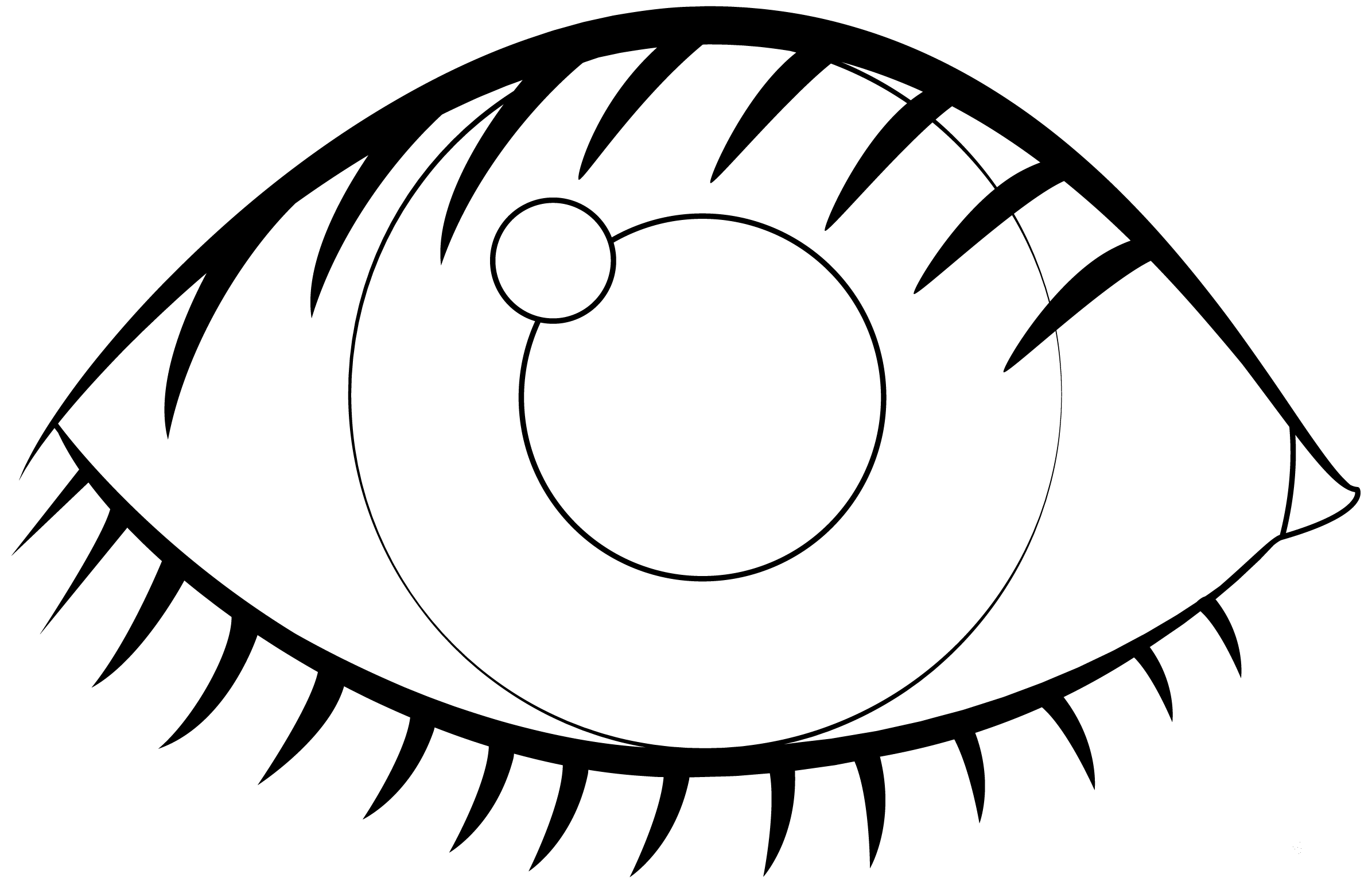 Eye Coloring Page ColouringPages