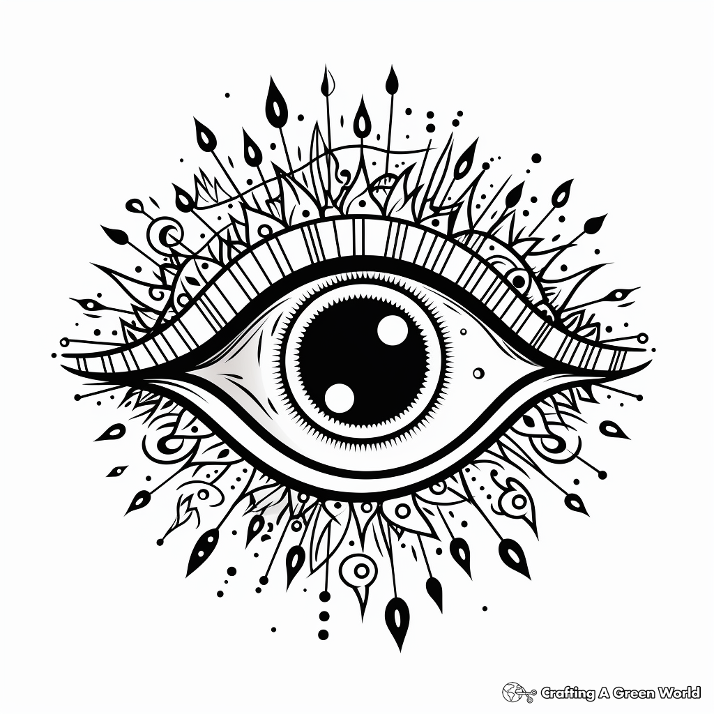 Eye Coloring Page