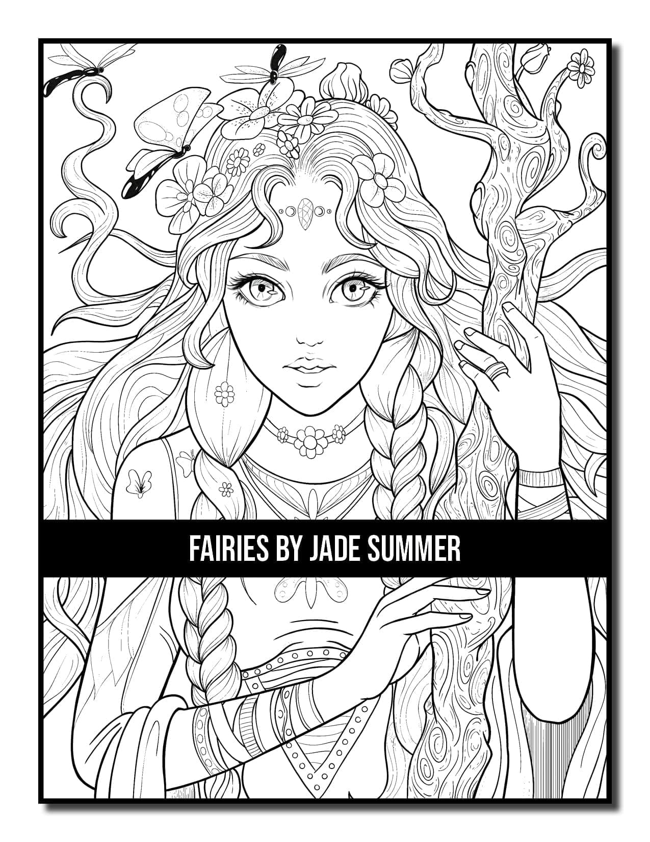 Fairies Coloring Book Jade Summer
