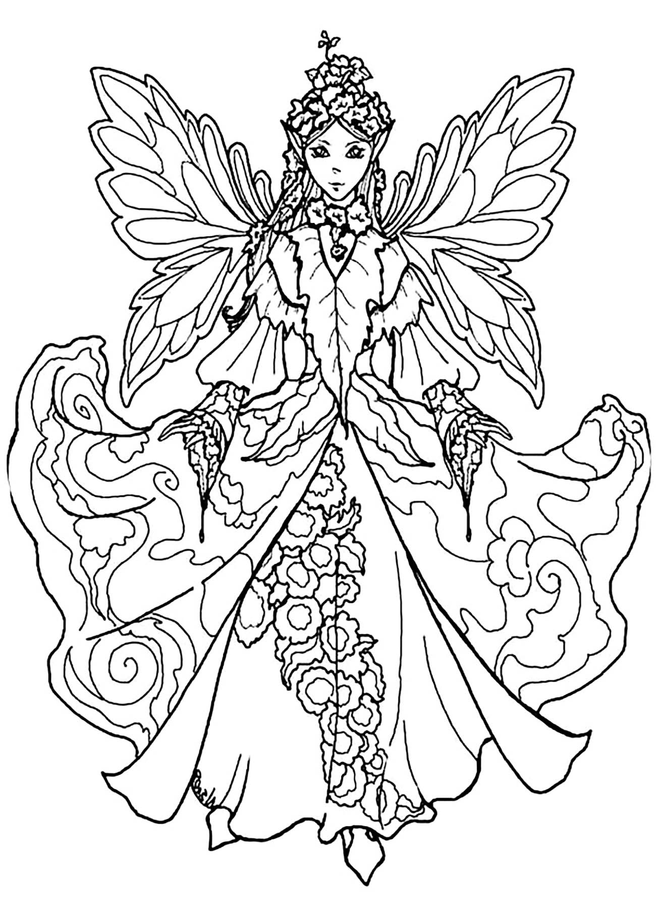 Free Fairy Tale Coloring Pages