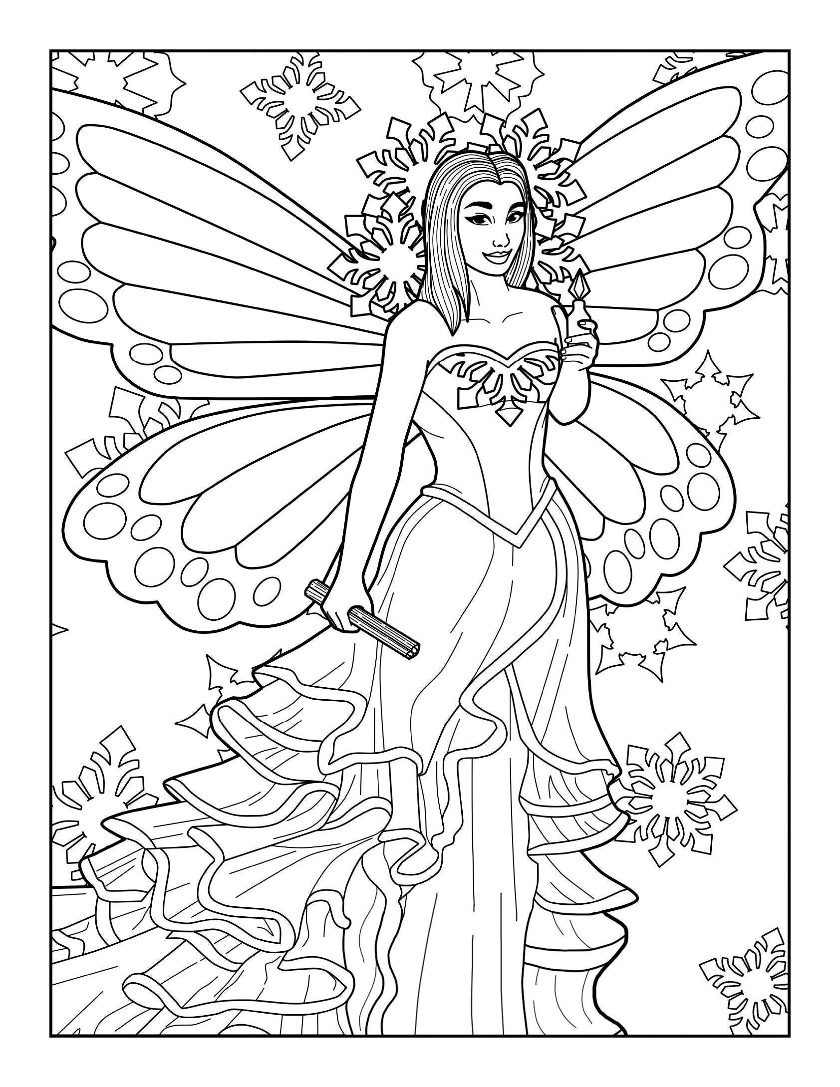 Fairy Princess Coloring Pages