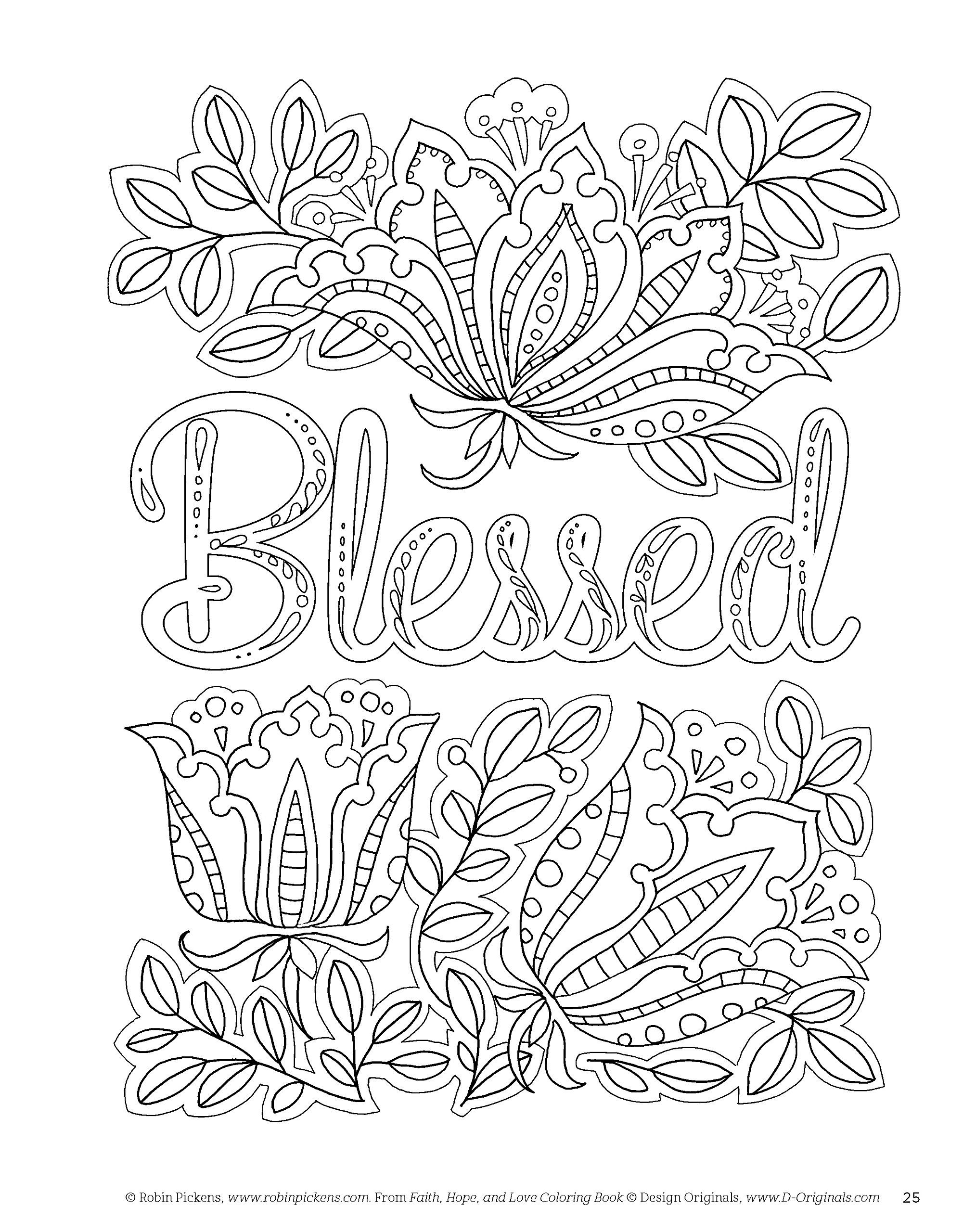Faith Bible Coloring Pages For Adults Kidsworksheetfun