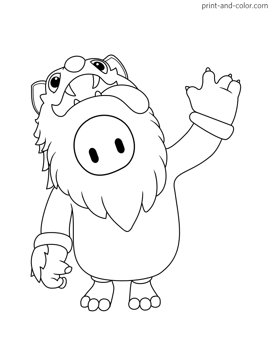 Fall Guys Coloring Pages